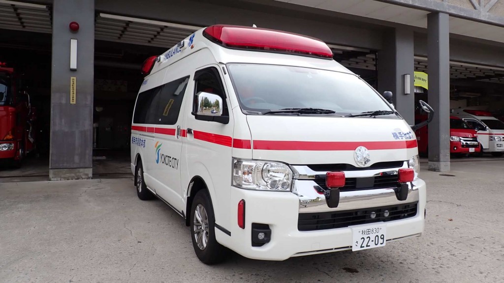 横手市消防署の高規格救急自動車を更新しました