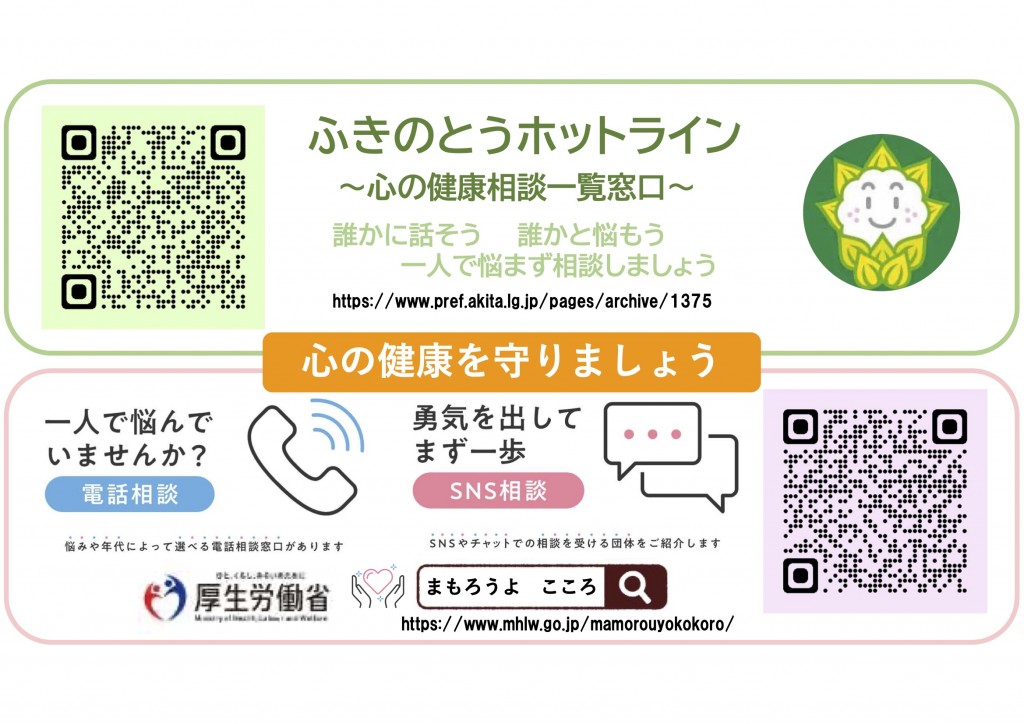 心の健康づくりに関する普及啓発