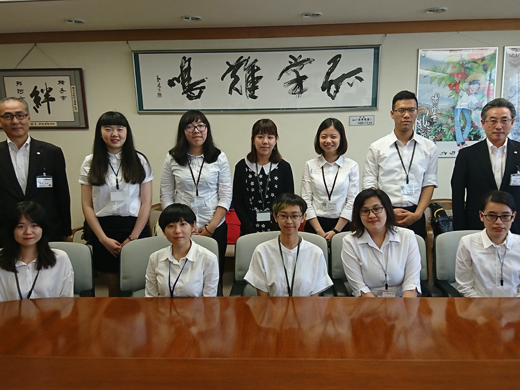 横手で台湾の大学生10人の職場体験始まる　市内企業など10カ所が受け入れ